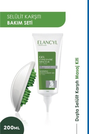 Schlankheitskonzentrat-Gel Anti-Cellulite-Aktivmassageset 200 ml - 1