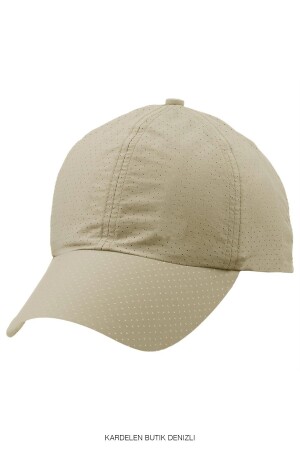 Schnell trocknender Micro-Unisex-Sonnenhut aus Mesh (Golf-, Tennis-, Lauf-, Wander- und Campinghut) Beige KBS20288 - 2