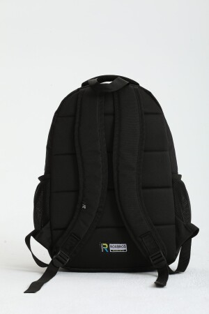 Schulrucksack 15' Laptoptasche mit Fach für junge Mädchen-Jungen, Schwarz, Grundschule – Mittelschule – Oberschule - 4