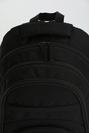 Schulrucksack 15' Laptoptasche mit Fach für junge Mädchen-Jungen, Schwarz, Grundschule – Mittelschule – Oberschule - 5