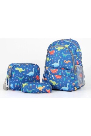 Schulrucksack-Set Dinosaurier (3er-Set) 37 x 27 x 12 cm - 1