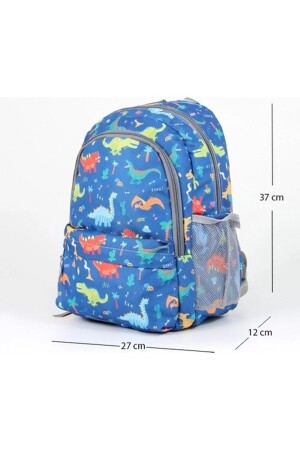 Schulrucksack-Set Dinosaurier (3er-Set) 37 x 27 x 12 cm - 3