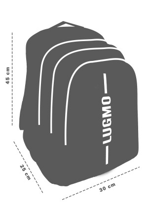 Schultasche + Stifthalter, wasserdicht, Mittelschultasche, weiterführende Schultasche, waschbar, Grau - 9