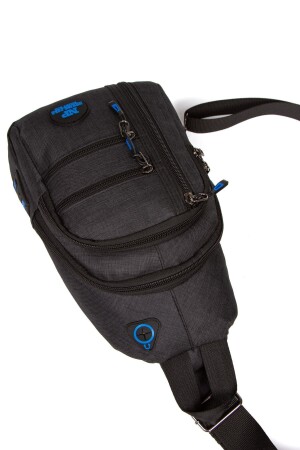 Schulter- und Hüfttasche aus Leinen mit Ohren und USB-Anschluss (17 x 28 cm) zeybags2033 - 5