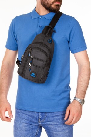 Schulter- und Hüfttasche aus Leinen mit Ohren und USB-Anschluss (17 x 28 cm) zeybags2033 - 1
