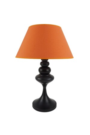 Schwarz beschichteter Metallkörper, moderner Balance-Lampenschirm – konisches Orange BLMMDABJ004 - 1