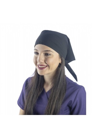 Schwarz – Koch-Bandana – Unisex - 1