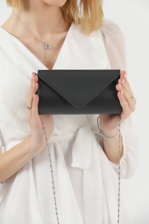 Schwarze Abendkleid-Clutch - 2