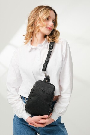 Schwarze Bodybag für Damen, Bodybag tmjust2044 - 1