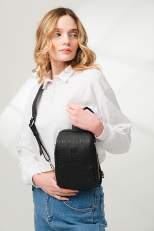 Schwarze Bodybag für Damen, Bodybag tmjust2044 - 6