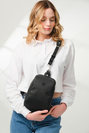 Schwarze Bodybag für Damen, Bodybag tmjust2044 - 7