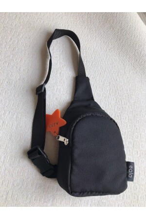 Schwarze Brusttasche für Kinder - 2