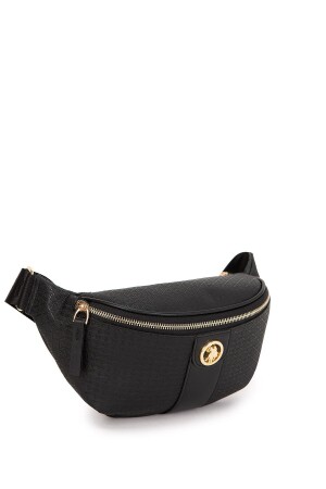 Schwarze Damen-Gürteltasche Us8007 - 5