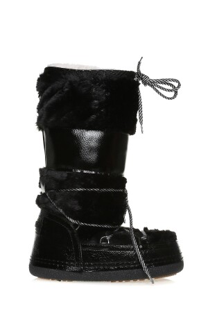 Schwarze Damen-Schneestiefel - 1