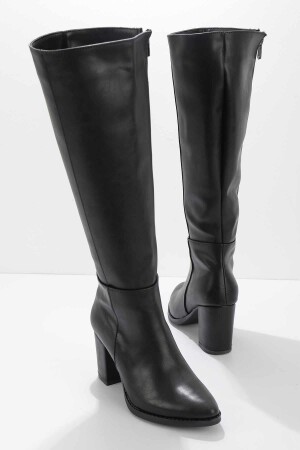 Schwarze Damenstiefel K03726300009 - 1