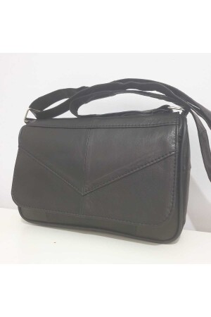 Schwarze Damentasche aus echtem Leder MINIYLAN - 9