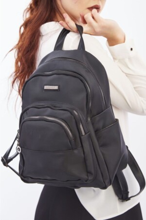 Schwarze Fallschirm-Stofftasche für Damen Cty-lbn-0410 - 2