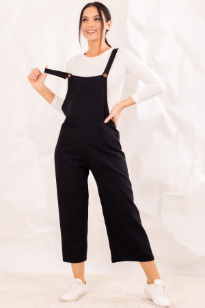 Schwarze Gärtner-Overalls für Damen ARM-20K001117 - 1