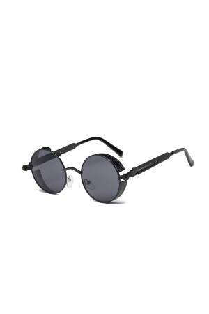 Schwarze Gothic Steampunk Sonnenbrille TZGKG-65 - 1