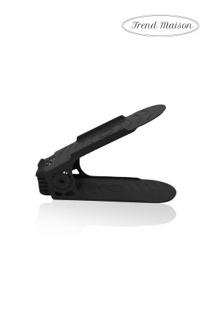 Schwarze höhenverstellbare Schuhrampe, Schuhregal, 10 Stück, TREND_AYAKKABI - 5