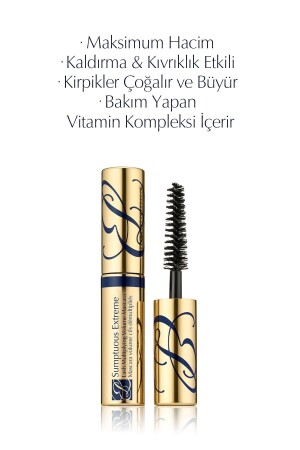 Schwarze Mascara in Reisegröße – Sumptuous Extreme Mascara – 2. 8 ml – (Volumen – Locken – Lift) - 2