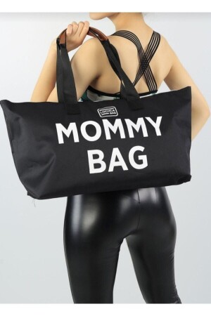 Schwarze Mutter-Babypflegetasche Mommy K019 - 2