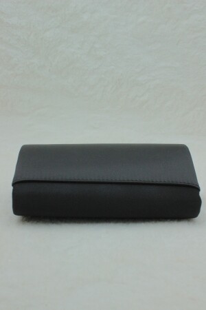 Schwarze Satin-Abendtasche, Clutch, Portfolio-Riemen, Schulter- und Handtasche 2023 2932023 - 4