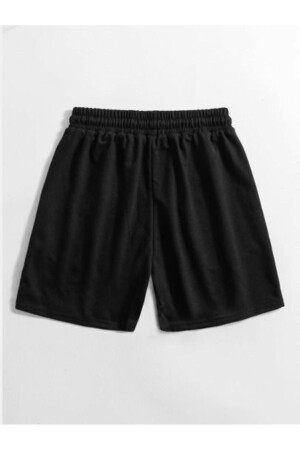 Schwarze Shorts in Übergröße - 1