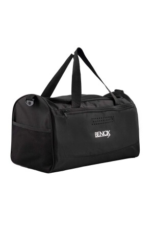 Schwarze Sport- und Reisetasche mit Schuhfach - 5