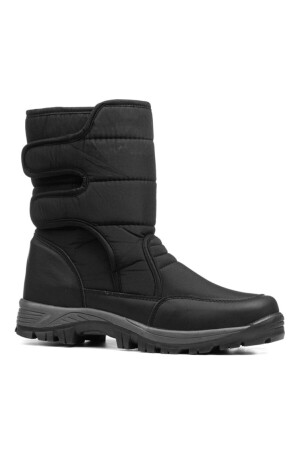 Schwarze Unisex-Schneestiefel aus Thermofell - 1