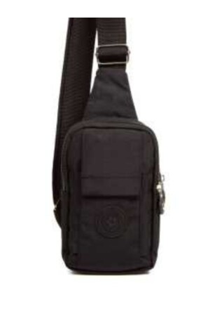 Schwarze Unisex-Schulter- und Hüfttasche mit Kreuzgurt und Handyfach, tägliche Sport- und Reisetasche sannora555 - 7