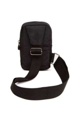 Schwarze Unisex-Schulter- und Hüfttasche mit Kreuzgurt und Handyfach, tägliche Sport- und Reisetasche sannora555 - 8