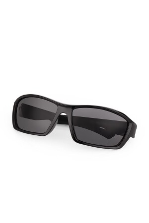 Schwarze Unisex-Sportsonnenbrille PL21KG066R01 - 2