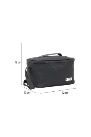 Schwarze Unisex-Thermos-Lunchtasche - 4