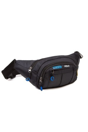 Schwarze Unisex wasserdichte Kopfhörer-Auslass-Kreuzgurt-Schulter-Sport-Hüfttasche für tägliches Wandern im Freien 802 - 7