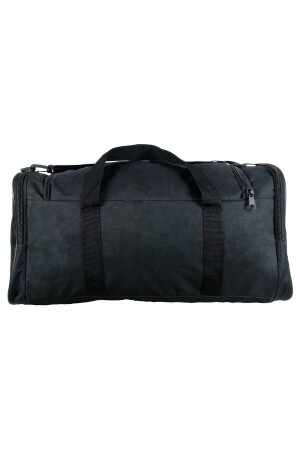 Schwarze Urlaubs-Reisesporttasche für Damen und Herren – Tasche mit Hand- und Schultergurt PZM1455 - 5