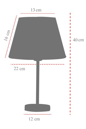 Schwarzer 2-teiliger Lampenschirm Metall Tischlampe Weiß TYC00604780047 - 2