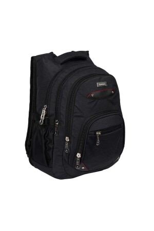 Schwarzer 2225 Rucksack aus wasserdichtem, gefüttertem Stoff - 1