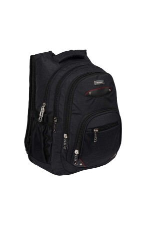 Schwarzer 2225 Rucksack aus wasserdichtem, gefüttertem Stoff - 2