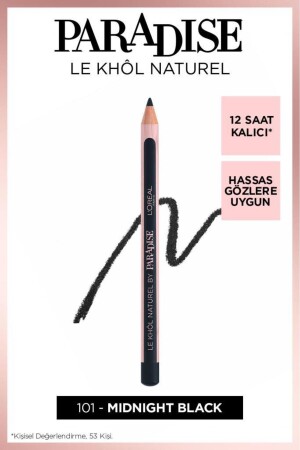 Schwarzer Augenstift – L'oréal Paris Paradise Le Khol Augenstift 101 Midnight Black - 1