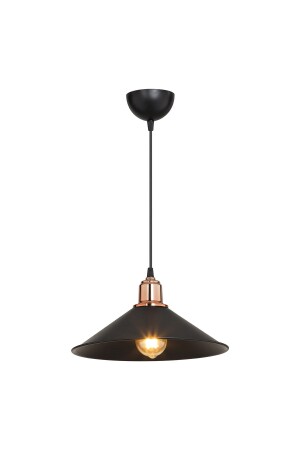 Schwarzer Hängeleuchter für Wohnzimmer, Küche, Flur, Schlafzimmer, Lampe - 3