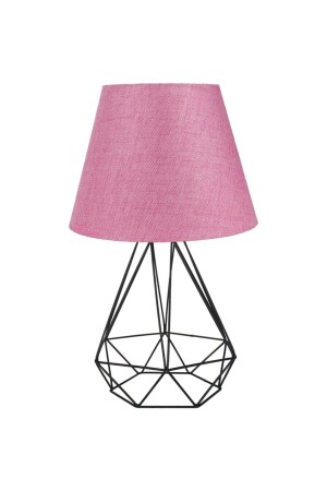 Schwarzer Lampenschirm Tischlampen Rosa ev-02 - 1