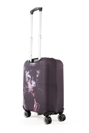 Schwarzer Leoparden-Gepäckbezug in Handgepäckgröße BAGZY-STYLE-CABIN-COVER - 2