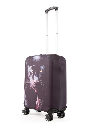 Schwarzer Leoparden-Gepäckbezug in Handgepäckgröße BAGZY-STYLE-CABIN-COVER - 3