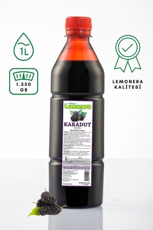 Schwarzer Maulbeersirup 1 lt. Konzentriertes Getränk mit schwarzem Maulbeergeschmack karadut1lt - 3