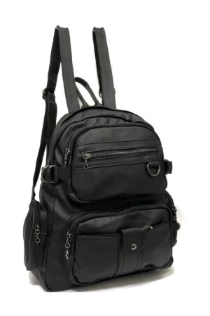 Schwarzer Multi-Eye-Rucksack für Damen - 2