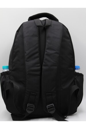 Schwarzer Schulrucksack 34300 aus speziellem wasserabweisendem Stoff - 6