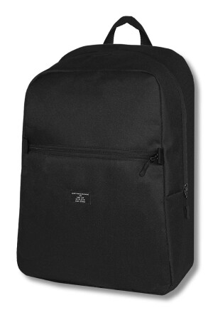 Schwarzer Unisex-Rucksack und Laptoptasche - 7