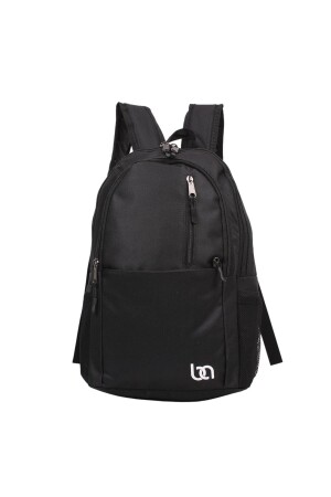 Schwarzer Unisex-Schul- und Alltagsrucksack mit Mnt-Tasche BGMNTSIRT - 2