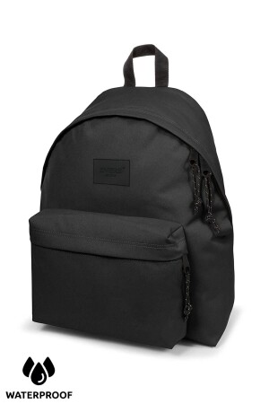 Schwarzer, wasserdichter Unisex-Tagesrucksack mit Laptopfach - 2